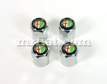 Load image into Gallery viewer, Alfa Romeo Spider Valve Cap Set Wheel Caps Alfa Romeo
