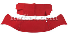 Cargar imagen en el visor de la galería, Alfa Romeo Spider Red Carpet Set Console 1986-89 12 Pcs Interior Alfa Romeo
