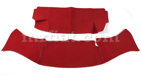 Alfa Romeo Spider Red Under Soft Top Carpet 1978-93 Roof Alfa Romeo   