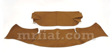 Load image into Gallery viewer, Alfa Romeo Spider Dark Tan Carpet Set Console 1986-89 12 Pcs Interior Alfa Romeo
