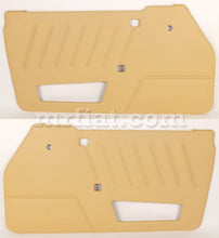 Cargar imagen en el visor de la galería, Alfa Romeo Spider Tan Vinyl Front Door Panel Set 1990-93 Doors Alfa Romeo

