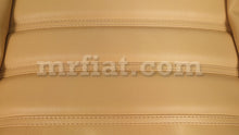 Load image into Gallery viewer, Alfa Romeo Spider Tan Vinyl Front Seat Cover Set 90-93 Interior Alfa Romeo
