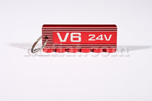 Load image into Gallery viewer, Alfa Romeo Valvole Machined Aluminum Key Chain Accessories Alfa Romeo   
