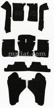 Load image into Gallery viewer, Alfa Romeo Spider Black Carpet Set 12 Pcs 1990-93 Interior Alfa Romeo   
