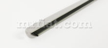Cargar imagen en el visor de la galería, Alfa Romeo Spider Driver Side Door Scraper Moulding Chrome OEM Doors Alfa Romeo
