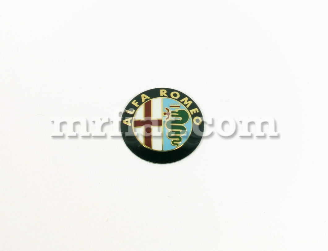 Alfa Romeo Spider Enamelled Alfa Horn Button Emblem OEM Steering Wheels Alfa Romeo   