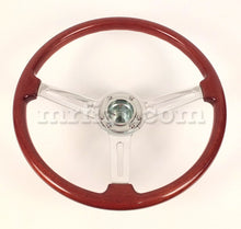 Load image into Gallery viewer, Alfa Romeo Spider Hellebore Wooden Steering Wheel 380 mm Steering Wheels Alfa Romeo   
