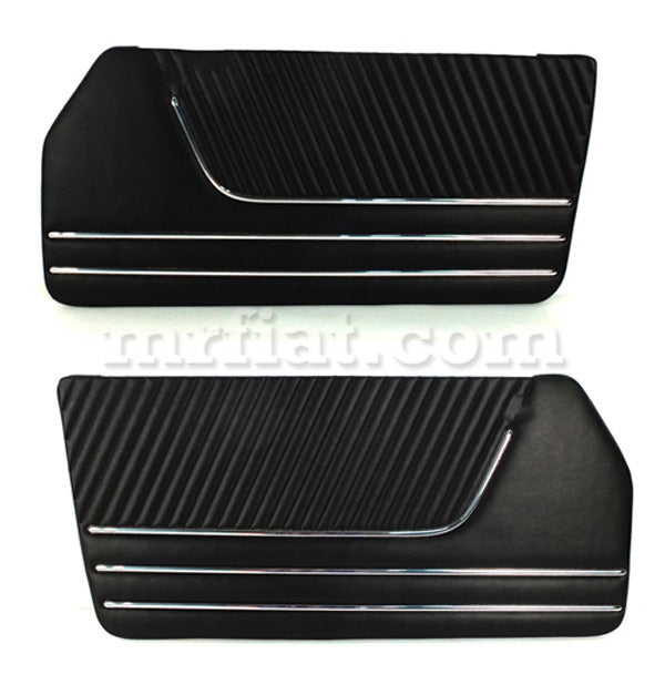 Alfa Romeo Spider Black Door Panels 1966-78 Set Premium Quality Electrical and Ignition Alfa Romeo   