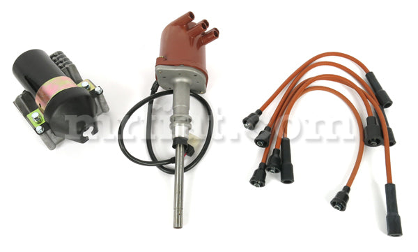 Autobianchi A 112 Fiat 127 Electronic Distributor W/ Cables Kit Electrical and Ignition Fiat   