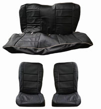 Cargar imagen en el visor de la galería, Volkswagen Beetle 1300 1303 Limousine Seat Covers 1976-1985 Interior Volkswagen Black
