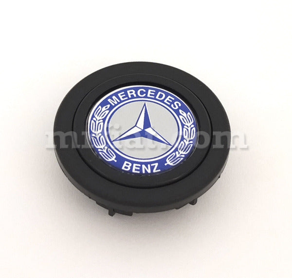 Mercedes Blue Horn Button Steering Mercedes   