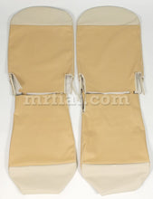 Cargar imagen en el visor de la galería, Bianchina Beige Seat Covers Set Interior Fiat
