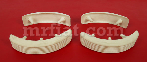 Bianchina Cabrio Bumperette Rubber Set Bumpers Fiat   