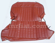 Cargar imagen en el visor de la galería, Bianchina Panoramica Red Seat Covers Interior Fiat   
