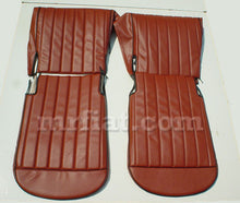 Cargar imagen en el visor de la galería, Bianchina Panoramica Red Seat Covers Interior Fiat   
