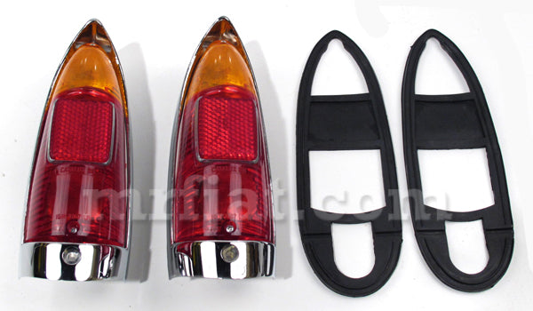 Bianchina Rear Light Set Complete Lights Fiat   