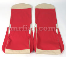 Load image into Gallery viewer, Bianchina Red Seat Covers Set Interior Fiat   
