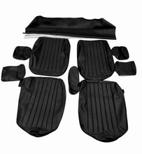 Cargar imagen en el visor de la galería, Mercedes R107 W107 SL107 Front Seat Covers 1972-1989 Interior Mercedes Black
