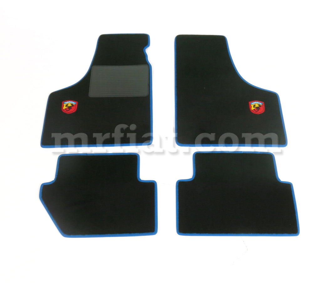 Fiat 500 600 Blue Abarth Floor Mats Set 1957-75 Interior Fiat   