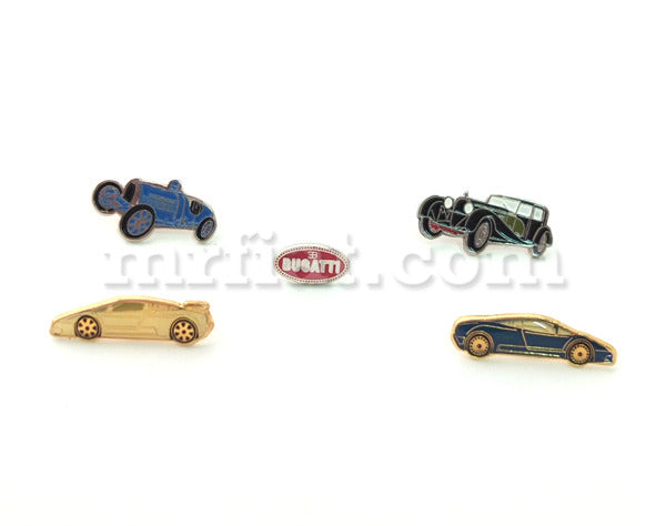 Bugatti 5 Piece Pin Set Emblems Other   