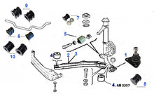 Load image into Gallery viewer, Alfa Romeo 33 (905/7) Silent Bloc Front Suspension Arm Alfa Romeo
