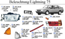 Load image into Gallery viewer, Alfa Romeo 75 Front Fender Side Lamp Alfa Romeo
