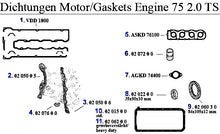 Cargar imagen en el visor de la galería, Alfa Romeo 75 Oil Seal Crankshaft Rear Alfa Romeo
