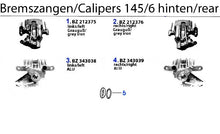 Cargar imagen en el visor de la galería, Alfa Romeo 145/6 Rear Brake Caliper Repair Kit Alfa Romeo

