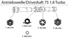 Cargar imagen en el visor de la galería, Alfa Romeo 75 Drive Shaft Support Alfa Romeo
