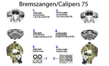 Cargar imagen en el visor de la galería, Alfa Romeo 75 1.8cc Turbo/2.0TS Brake Caliper Alfa Romeo
