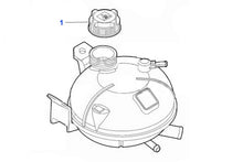 Cargar imagen en el visor de la galería, 1 Cover For Expansion Tank Mito From 2008, Giulietta From 2010, 1.4 Bar Alfa Romeo
