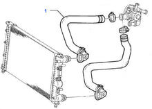 Load image into Gallery viewer, Alfa Romeo 147 1.6TS/2.0TS 16V Coolant Hose Top Alfa Romeo
