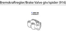 Cargar imagen en el visor de la galería, Alfa Romeo GTV/Spider (916) Brake Force Regulators Alfa Romeo
