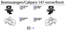 Cargar imagen en el visor de la galería, Alfa Romeo 147 Repair Set Rear Brake Caliper Alfa Romeo
