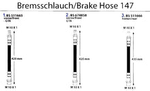 Cargar imagen en el visor de la galería, Alfa Romeo 147 Brake Hose Alfa Romeo
