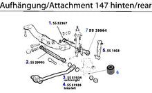 Cargar imagen en el visor de la galería, Alfa Romeo 147 Bushing Alfa Romeo
