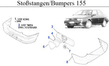 Cargar imagen en el visor de la galería, Alfa Romeo 155 Alfa Emblem 75mm Metal Alfa Romeo
