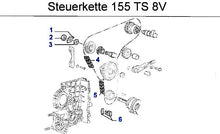 Cargar imagen en el visor de la galería, Alfa Romeo 155 Timing Chain Iwis Racing Alfa Romeo

