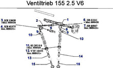 Cargar imagen en el visor de la galería, Alfa Romeo 155 Valve Cotters Alfa Romeo
