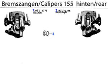 Cargar imagen en el visor de la galería, Alfa Romeo 155 Rear Brake Caliper Repair Kit Alfa Romeo
