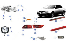 Cargar imagen en el visor de la galería, Alfa Romeo 156 Additional Indicator Light Alfa Romeo
