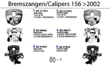 Load image into Gallery viewer, Alfa Romeo 156 1.9cc/1.6cc/1.8cc/2.0cc/2.4cc JTD Repair Kit For Calipper Ate Alfa Romeo
