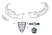 Cargar imagen en el visor de la galería, Alfa Romeo 159 Front Badge Alfa Romeo
