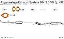 Load image into Gallery viewer, Alfa Romeo 164 3.0cc V6 Gasket Front Muffler Alfa Romeo
