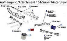 Cargar imagen en el visor de la galería, Alfa Romeo 164 Bushing For Rear Rod Alfa Romeo
