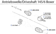 Cargar imagen en el visor de la galería, Alfa Romeo 145/6 Inner Drive Shaft Boot Alfa Romeo
