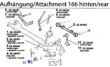 Cargar imagen en el visor de la galería, Alfa Romeo 166 Bushing Rear Control Arm Alfa Romeo
