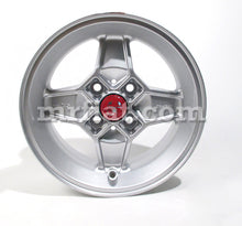 Cargar imagen en el visor de la galería, Fiat 850 124 128 X1/9 Gloss Silver Cromodora CD30 Wheel 5.5 x 13 Rims Fiat   
