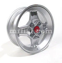 Cargar imagen en el visor de la galería, Fiat 850 124 128 X1/9 Gloss Silver Cromodora CD30 Wheel 5.5 x 13 Rims Fiat   
