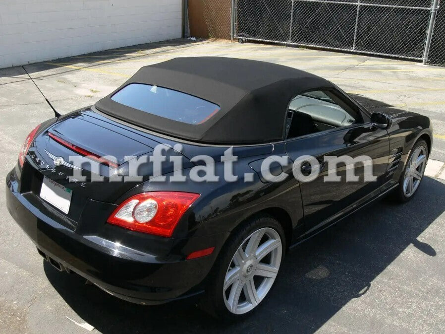 Chrysler CrossFire 2004-07 Black Vinyl Soft Top Heated Glass